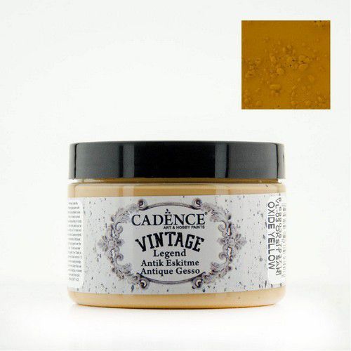 Cadence Vintage Legend gesso Oxide geel 0003 150ml (0003)