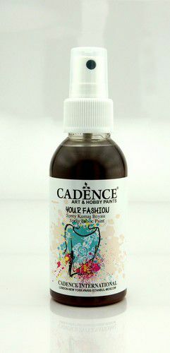 Cadence - Fashion Spray Fabric Paint - Bruin -100ml (1118) *