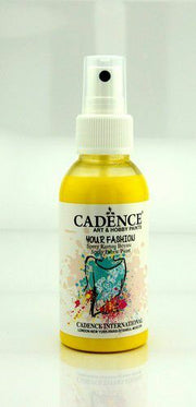 Cadence - Fashion Spray Fabric Paint - Citroen geel - 100ml (1101) *