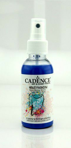 Cadence - Fashion Spray Fabric Paint - Marineblauw - 100ml (1110) *