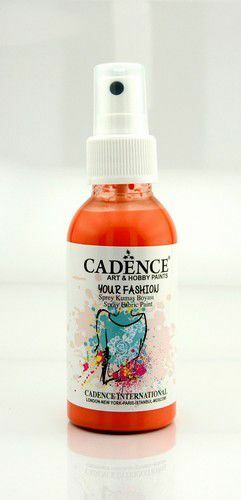 Cadence - Fashion Spray Fabric Paint - Oranje - 100ml (1105)   *