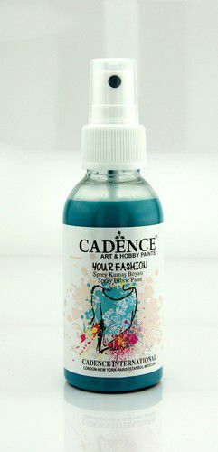 Cadence - Fashion Spray Fabric Paint - Turkoois - 100ml (1115) *