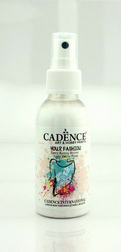 Cadence Your fashion spray textiel verf Wit 100ml 1100  *