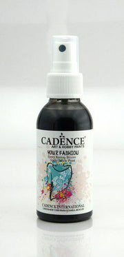 Cadence - Fashion Spray Fabric Paint - Zwart - 100ml (1119) *