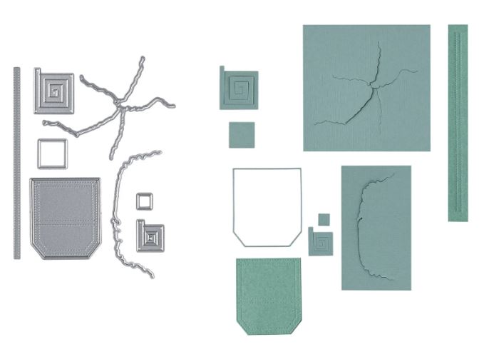 Vaessen Creative • Snijmallen Action by Carla Creates (CAR0001)