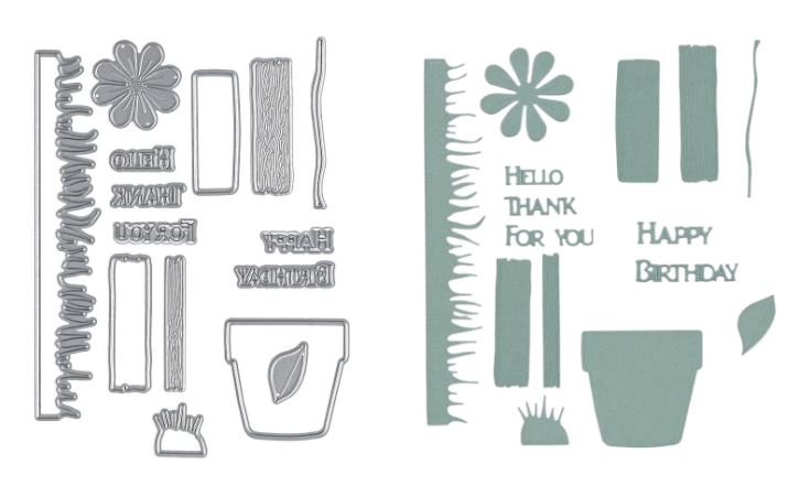 Vaessen Creative • Snijmallen Garden by Carla Creates (CAR0002)