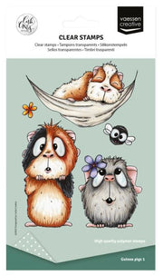 Vaessen Creative • Clear Stamps Guinea Pigs 1 by Carla Creates (CAR0003) *