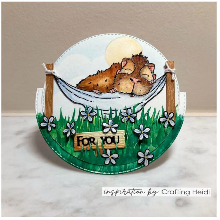 Vaessen Creative • Clear Stamps Guinea Pigs 1 by Carla Creates (CAR0003) *
