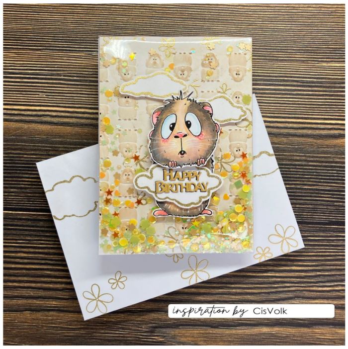 Vaessen Creative • Clear Stamps Guinea Pigs 1 by Carla Creates (CAR0003) *
