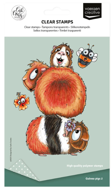 Vaessen Creative • Clear Stamps Guinea Pigs 2 by Carla Creates (CAR0004) *