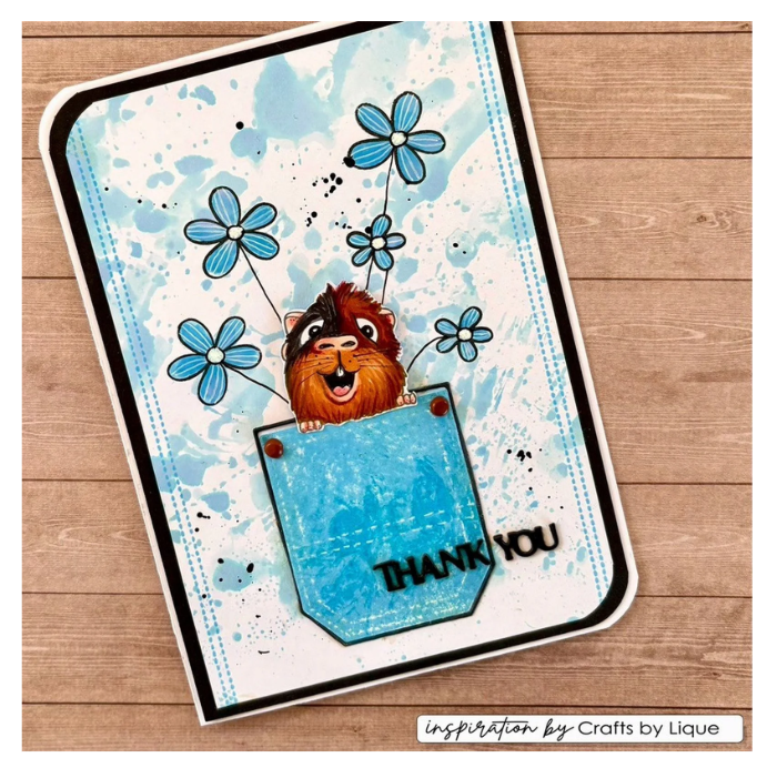 Vaessen Creative • Clear Stamps Guinea Pigs 2 by Carla Creates (CAR0004) *