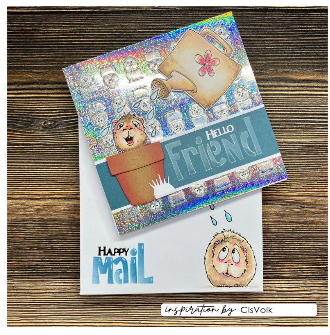 Vaessen Creative • Clear Stamps Guinea Pigs 2 by Carla Creates (CAR0004) *