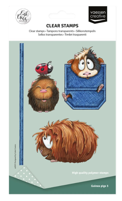Vaessen Creative • Clear Stamps Guinea Pigs 3 by Carla Creates (CAR0005)