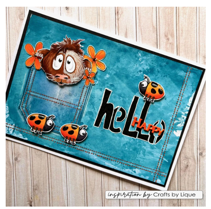 Vaessen Creative • Clear Stamps Guinea Pigs 3 by Carla Creates (CAR0005)