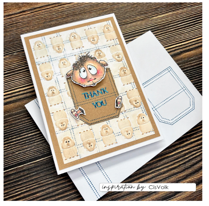 Vaessen Creative • Clear Stamps Guinea Pigs 3 by Carla Creates (CAR0005)