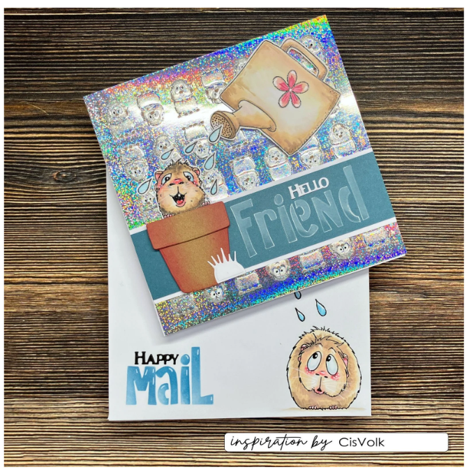 Vaessen Creative • Clear Stamps Guinea Pigs 4 by Carla Creates (CAR0006)