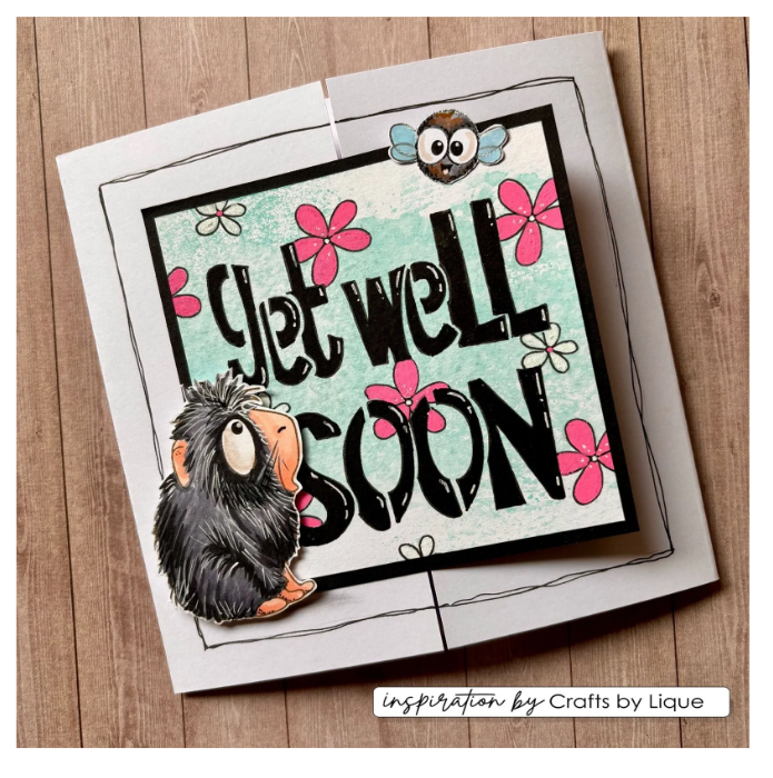 Vaessen Creative • Clear Stamps Guinea Pigs 4 by Carla Creates (CAR0006)