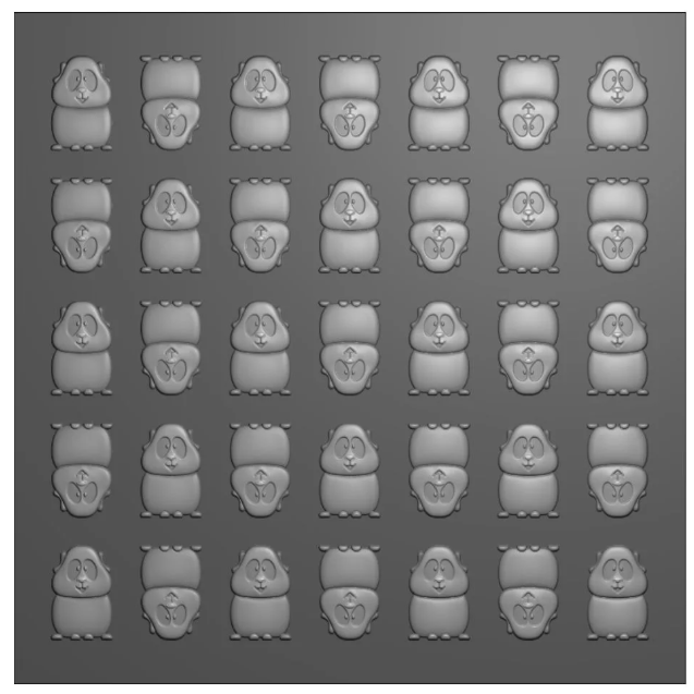 Vaessen Creative • Embossing Folder Guinea Pigs by Carla Creates 15x15cm (CAR0007) *