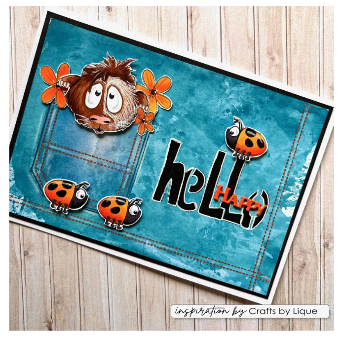 Vaessen Creative • Sjabloon Uppercase Letters by Carla Creates 15x15cm (CAR0008) *