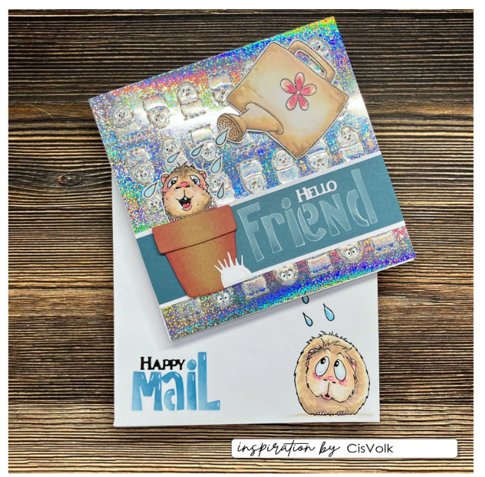 Vaessen Creative • Sjabloon Uppercase Letters by Carla Creates 15x15cm (CAR0008) *