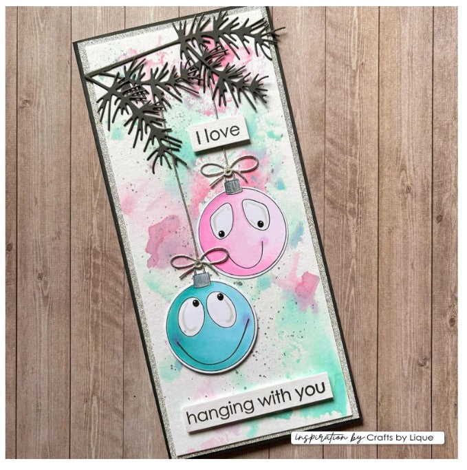 Vaessen Creative • Snij- en Embossingmallen Kerstdecoraties 15st. (CAR0102)