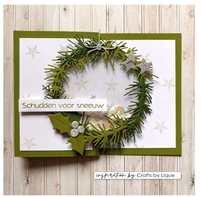 Vaessen Creative • Snij- en Embossingmallen Kerstdecoraties 15st. (CAR0102)
