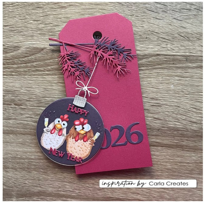 Vaessen Creative • Snij- en Embossingmallen Kerstdecoraties 15st. (CAR0102)