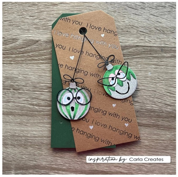 Vaessen Creative • Snij- en Embossingmallen Kerstdecoraties 15st. (CAR0102)