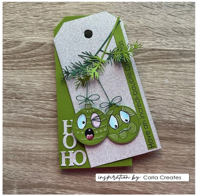 Vaessen Creative • Snij- en Embossingmallen Kerstdecoraties 15st. (CAR0102)