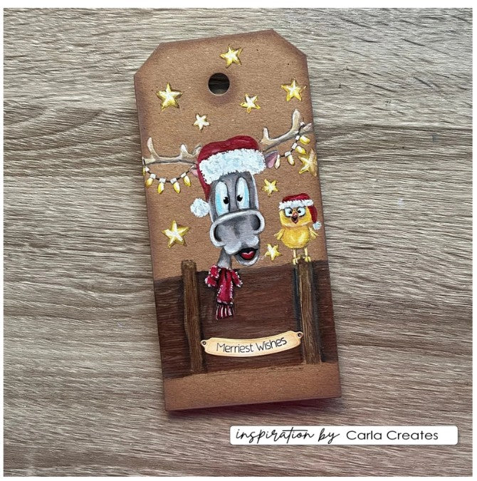 Vaessen Creative • Snij- en Embossingmallen Kerstdecoraties 15st. (CAR0102)