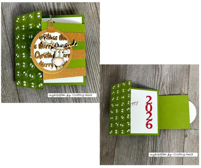 Vaessen Creative • Snij- en Embossingmallen Kerstdecoraties 15st. (CAR0102)
