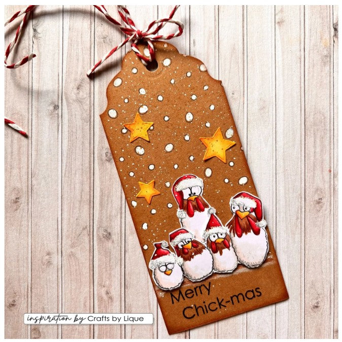 Vaessen Creative • Clear Stamps Kerstkippen 1 12st. (CAR0103)