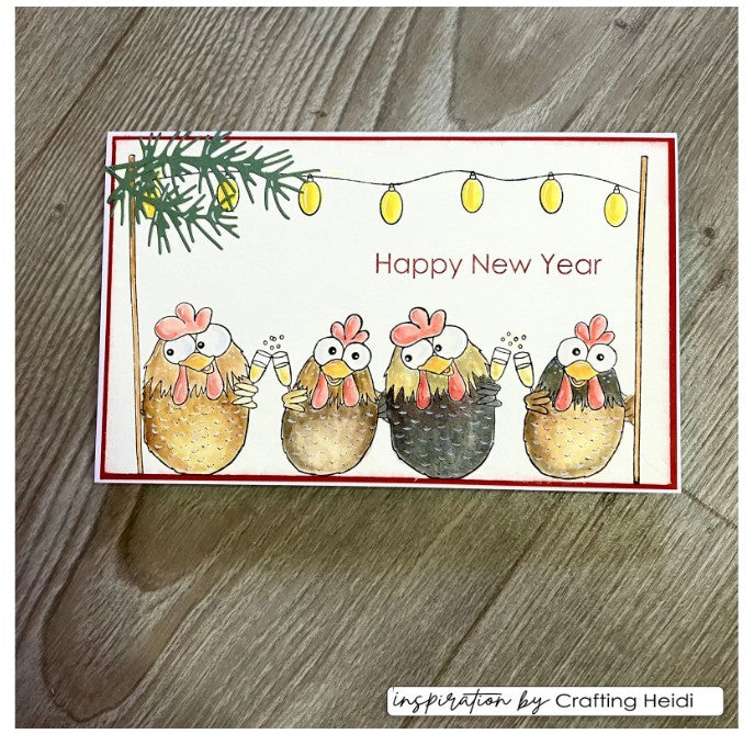 Vaessen Creative • Clear Stamps Kerstkippen 1 12st. (CAR0103)
