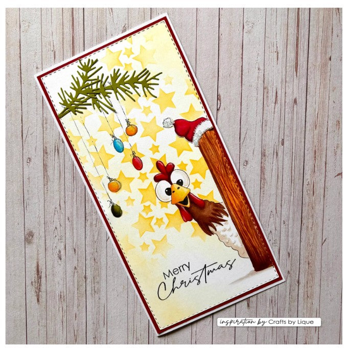 Vaessen Creative • Clear Stamps Kerstkippen 1 12st. (CAR0103)