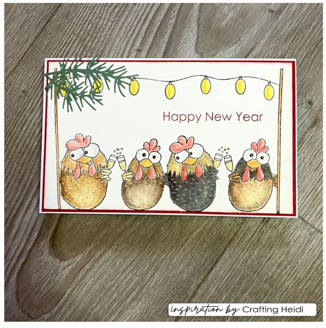 Vaessen Creative • Clear Stamps Kerstkippen 2 10st. (CAR0104)