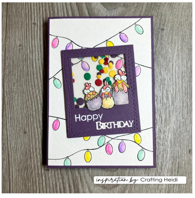 Vaessen Creative • Clear Stamps Kerstkippen 2 10st. (CAR0104)
