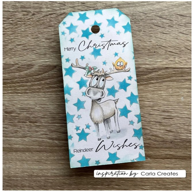 Vaessen Creative • Clear Stamps Engelse Kerstteksten 20st. (CAR0107) *