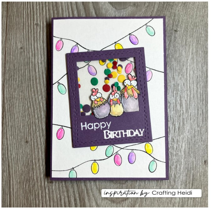 Vaessen Creative • Clear Stamps Rendier 2 14st. (CAR0110) *