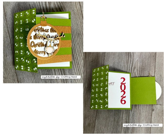 Vaessen Creative • Clear Stamps Rendier 2 14st. (CAR0110) *