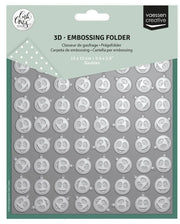 Vaessen Creative • Embossing Folder Kerstballen (CAR0111) *