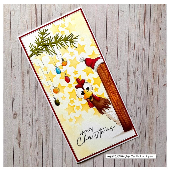 Vaessen Creative • Stencil Sterren 15x15cm (CAR0113) *