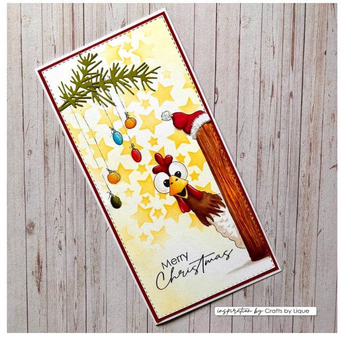 Vaessen Creative • Cardstock Papier A4 Kerst Multipack 24x (CAR0115) *