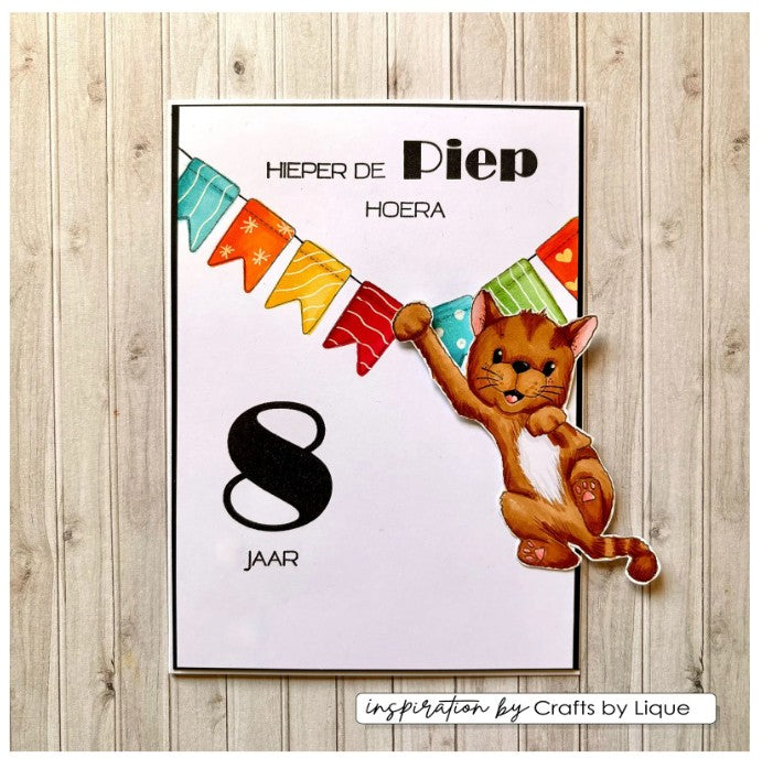 Vaessen Creative • Clear Stamps Engelse Teksten 34st. (CAR0202) *