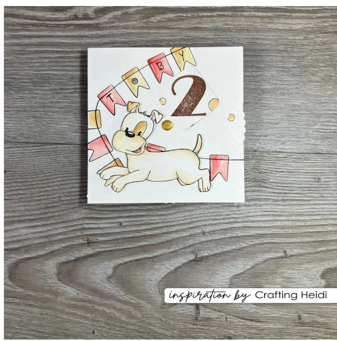Vaessen Creative • Clear Stamps Cijfers 12st. (CAR0204) *