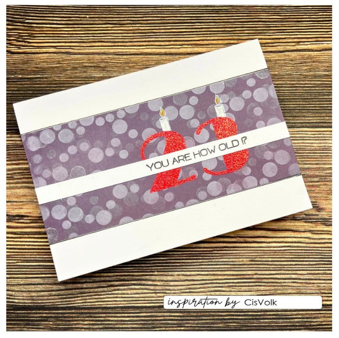 Vaessen Creative • Clear Stamps Cijfers 12st. (CAR0204) *