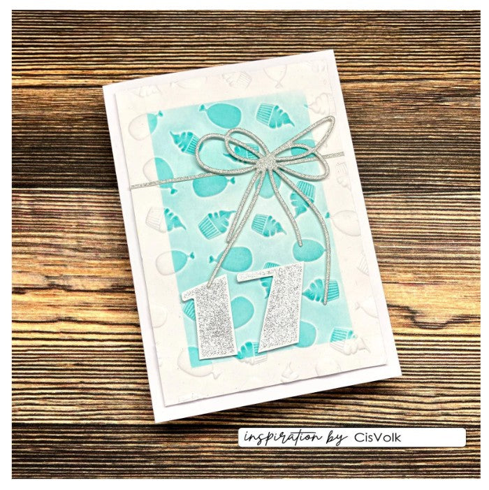 Vaessen Creative • Clear Stamps Cijfers 12st. (CAR0204) *