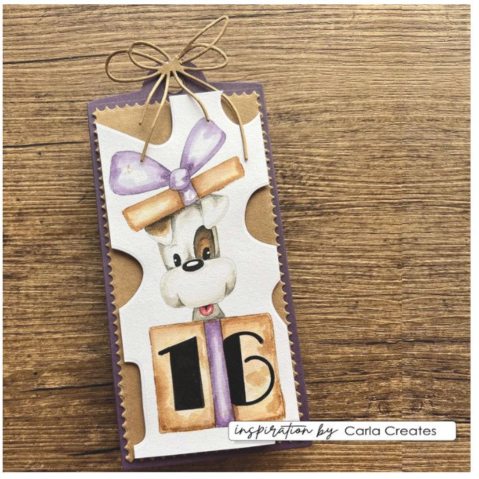 Vaessen Creative • Clear Stamps Cijfers 12st. (CAR0204) *