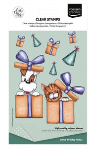 Vaessen Creative • Clear Stamps Odey's Birthday Party 1 10st. (CAR0205) *