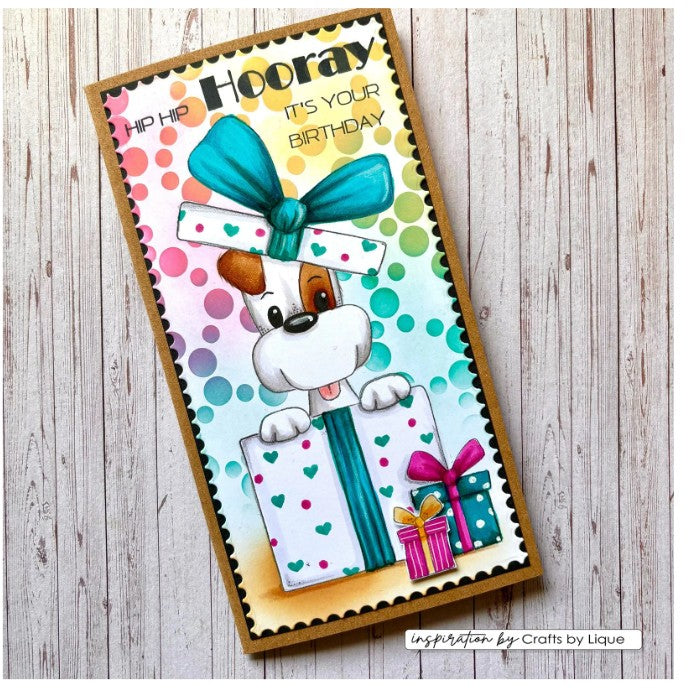 Vaessen Creative • Clear Stamps Odey's Birthday Party 1 10st. (CAR0205) *