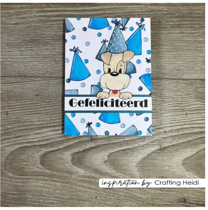 Vaessen Creative • Clear Stamps Odey's Birthday Party 1 10st. (CAR0205) *